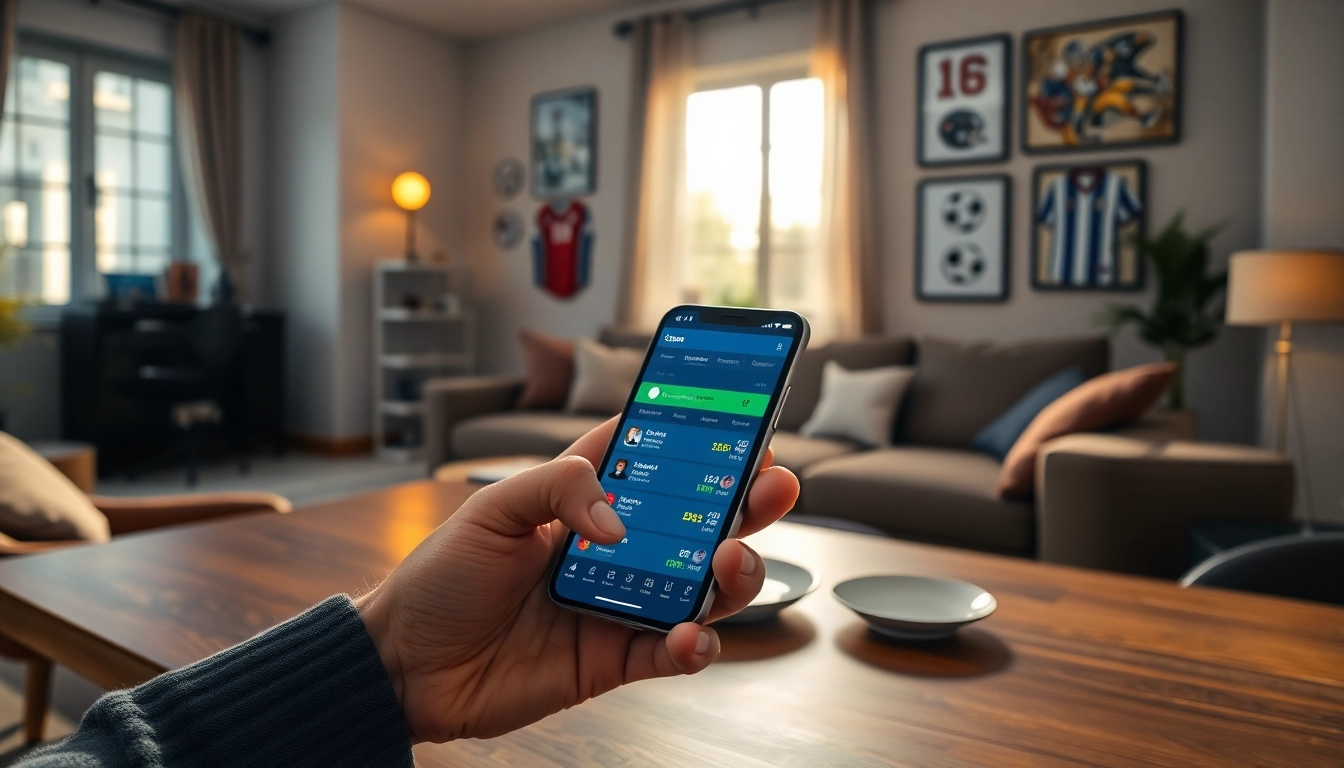 Explore the features of the best sports betting apps in India on a smartphone interface.