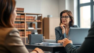 Engage with trusted experts at https://www.expertlawattorneys.com, featuring a professional attorney and client interaction.