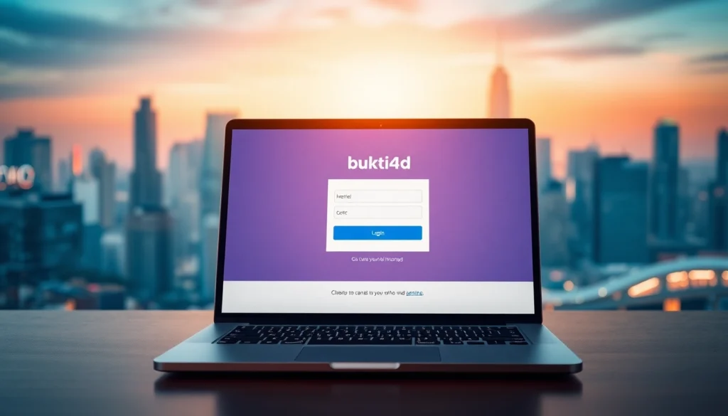 Login page bukti4d login dengan tampilan yang modern dan user-friendly.