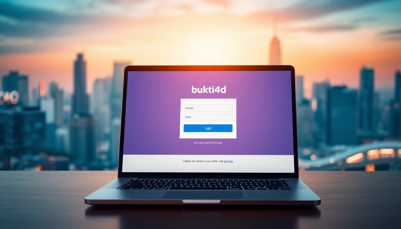 Login page bukti4d login dengan tampilan yang modern dan user-friendly.