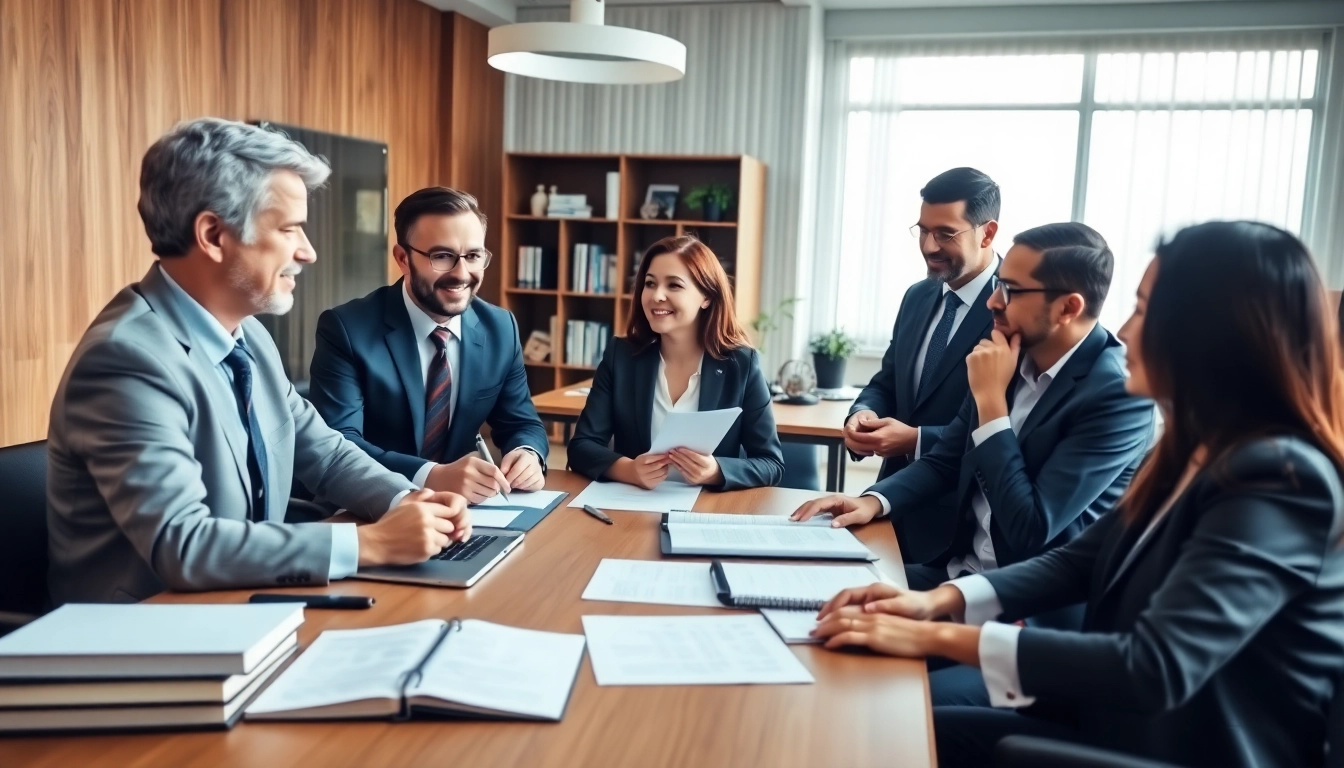 Engaging consultation session at https://www.lalitlaw.com with a diverse legal team.