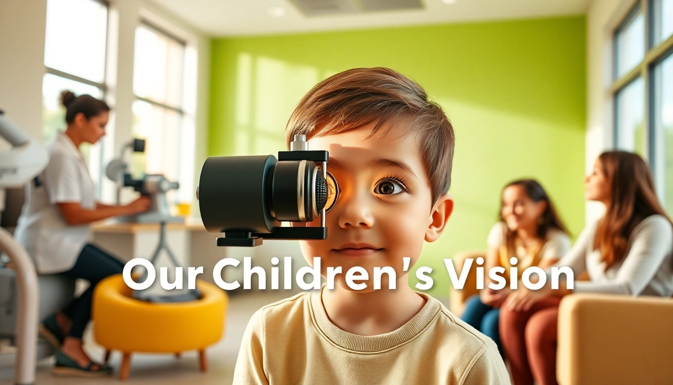 Supporting children's vision health through eye exams at Our Children's Vision clinic.