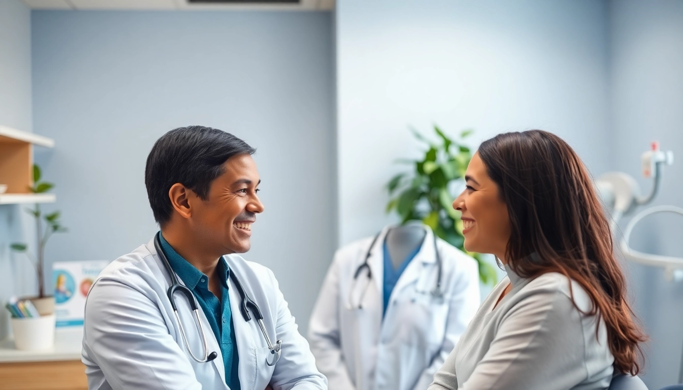 Engaging healthcare interaction at https://www.medexdtc.com showcasing a diverse professional and patient