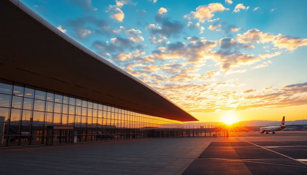 Discover travelers enjoying Glasgow Airport's modern amenities and terminal design.