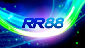 RR88 logo design featuring modern aesthetics and vibrant colors to attract attention.