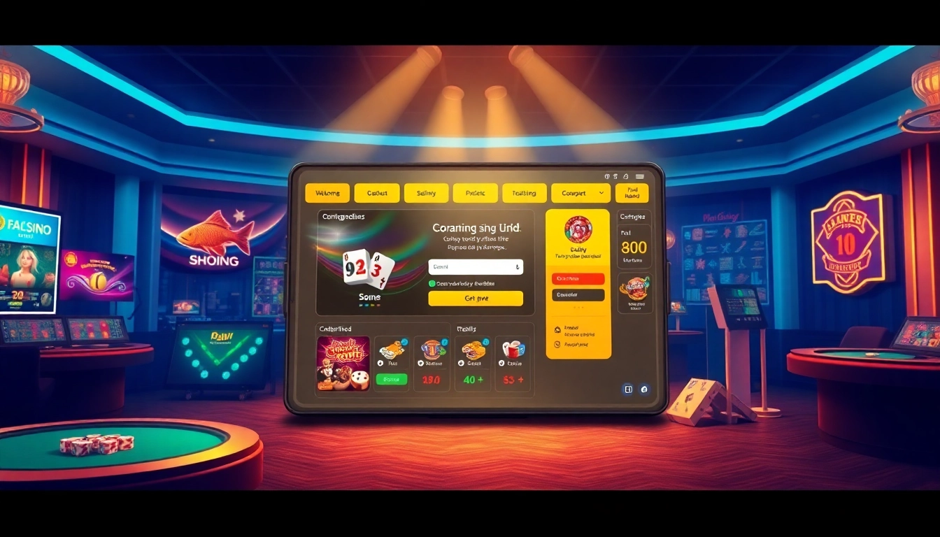 Dynamic online gambling interface showcasing https://xx88.pizza/ with vibrant gaming options.