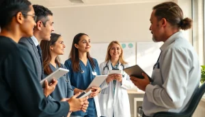 Professional healthcare consultation at https://www.medexdtc.com with a diverse team assisting patients.