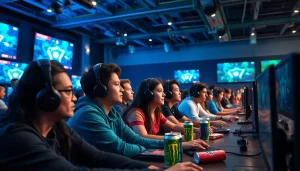 Experience the thrill of competitive gaming at https://gamelevate.com with players immersed in action.