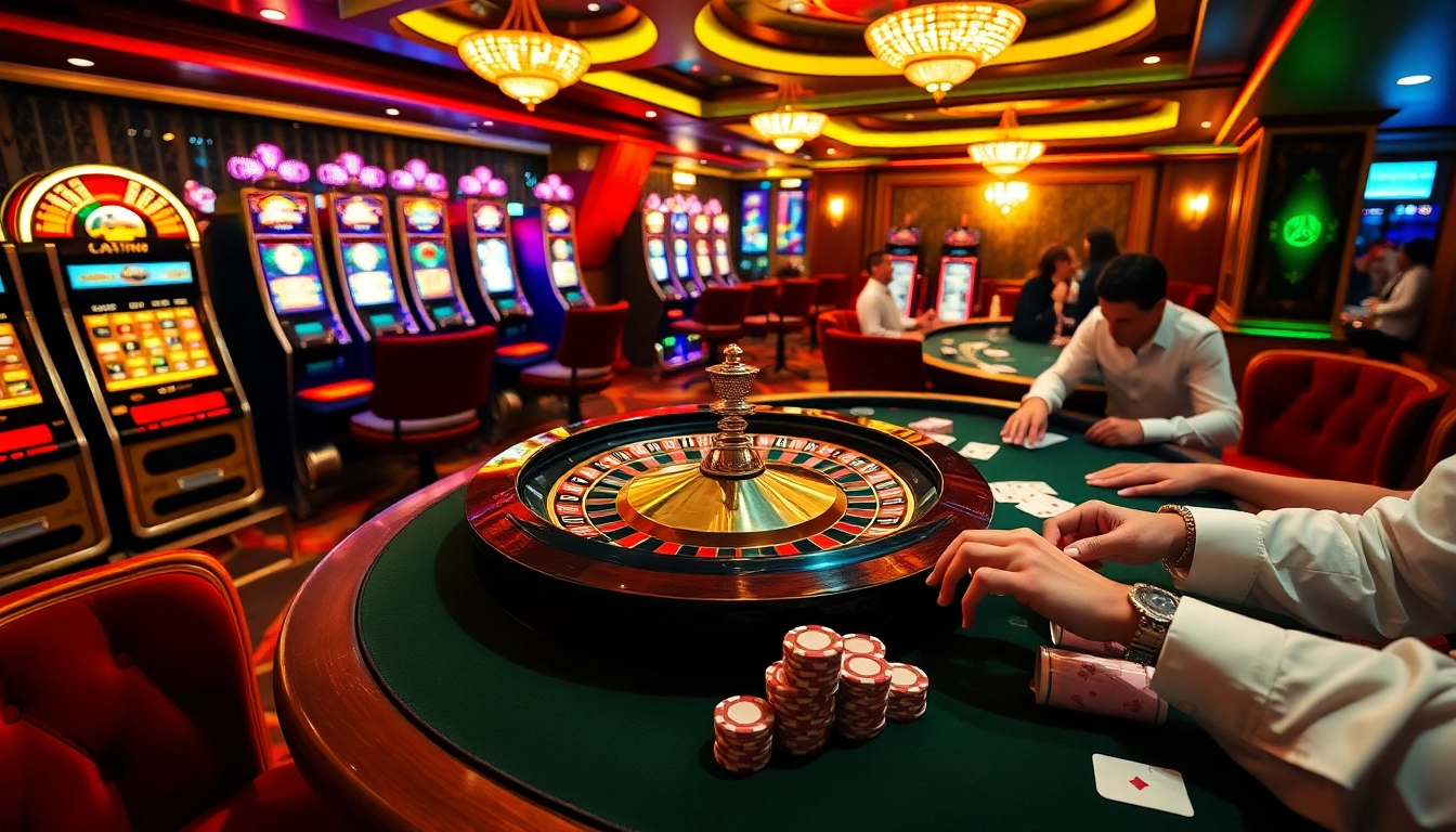 Experience the thrill of 79king with players betting at an upscale poker table.