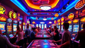 Masuk ke tank4d login toto slot dengan suasana kasino yang ceria dan slot mesin yang berkilau.