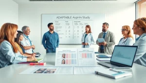 Analyze results from the ADAPTABLE Aspirin Study involving diverse healthcare professionals.