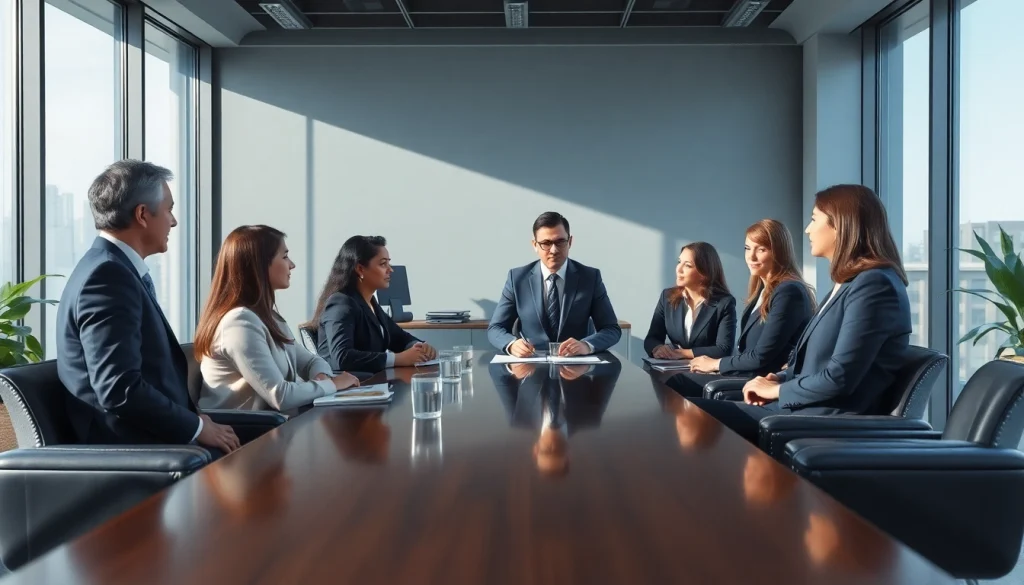 Consulting on legal strategies at https://www.lalitlaw.com with professionals engaged in discussion.