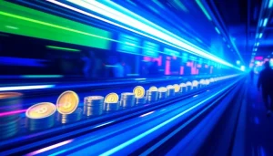 Trending Coins listing showcasing fast-track processes and innovative support features.