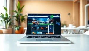 Check out the engaging sports betting interface at https://mm88bc.com/ on a sleek laptop.