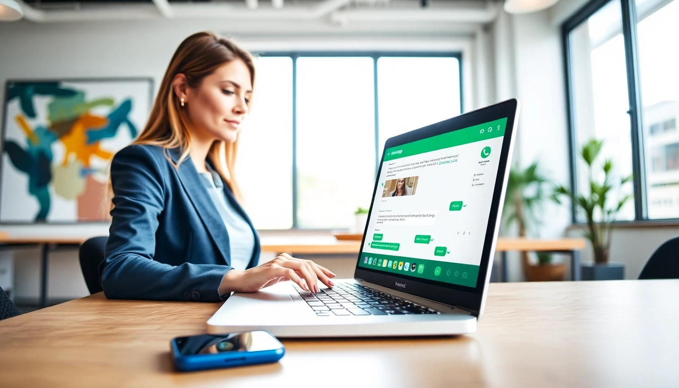Engage with customers effectively using WhatsApp API in a professional business setting.