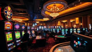 คาสิโน ที่มีบรรยากาศน่าตื่นเต้นเต็มไปด้วยผู้เล่นและเกมที่หลากหลาย