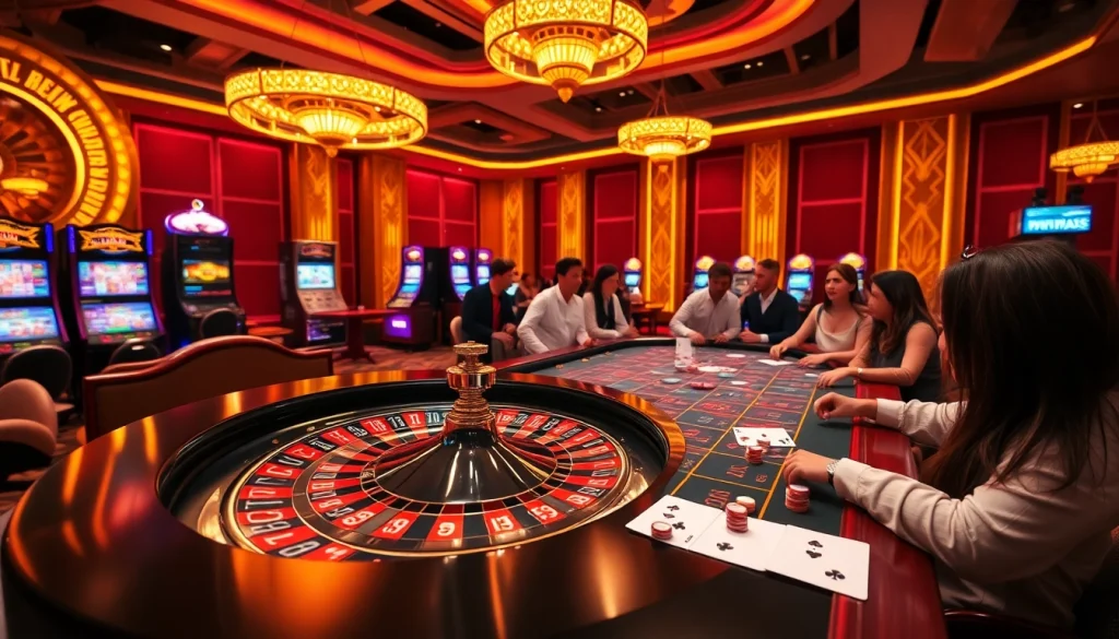 Experience the excitement of online gambling with vibrant visuals at https://xx88.pizza/, showcasing roulette, poker, and thrilling players.