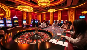 Experience the excitement of online gambling with vibrant visuals at https://xx88.pizza/, showcasing roulette, poker, and thrilling players.