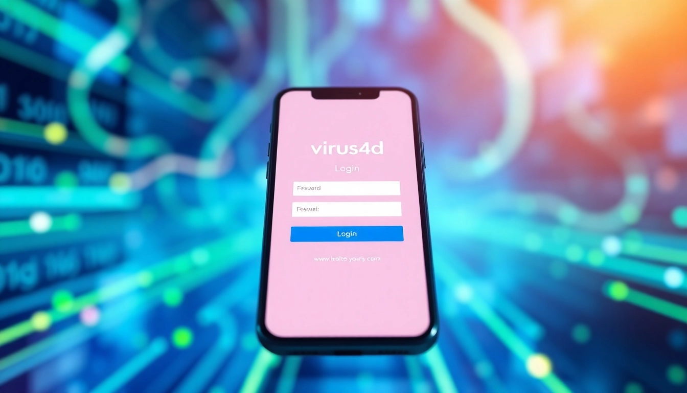 Masuk ke virus4d login dengan antarmuka modern dan responsif yang terlihat energik.