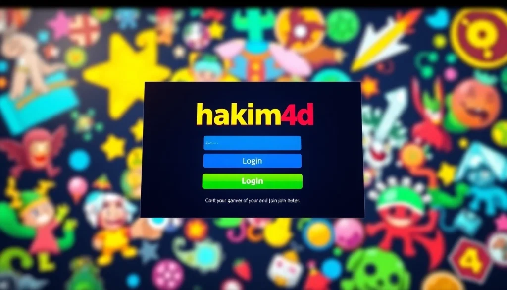 Masuk ke hakim4d login game dengan tampilan antarmuka yang menarik dan penuh warna.