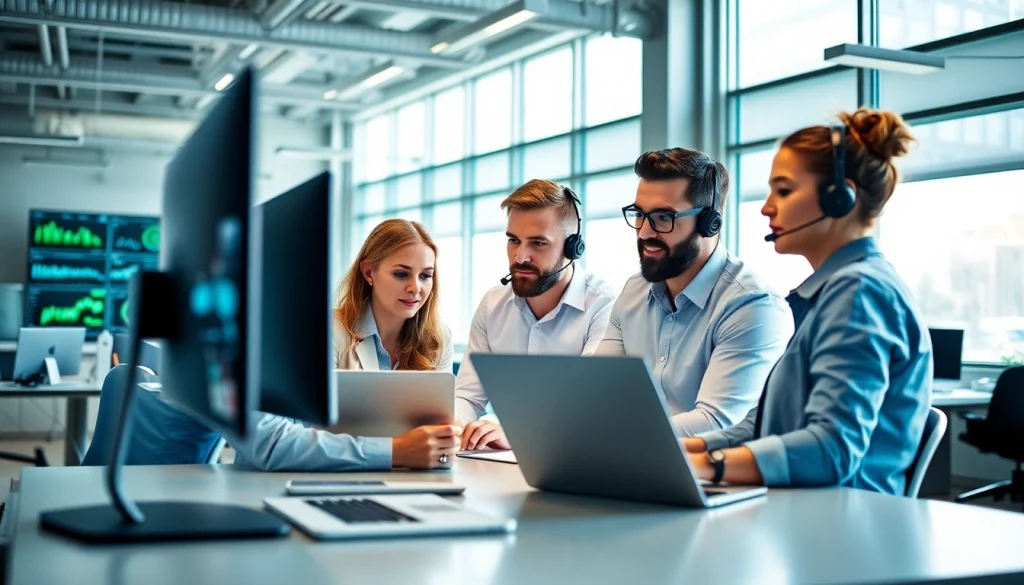 Delivering Managed Services Fredericksburg with a professional IT support team collaborating effectively.