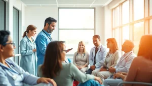 Patients receiving care at https://www.medexdtc.com in a modern clinic environment.