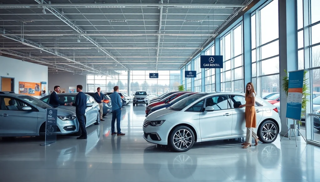 Rent a car Chisinau with friendly staff and diverse fleet in a modern office.