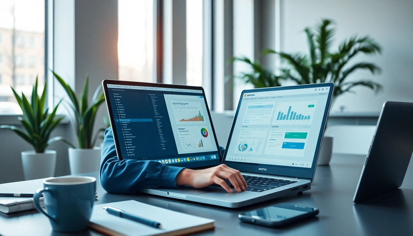 Experience seamless productivity with WPS电脑版 in a modern office.