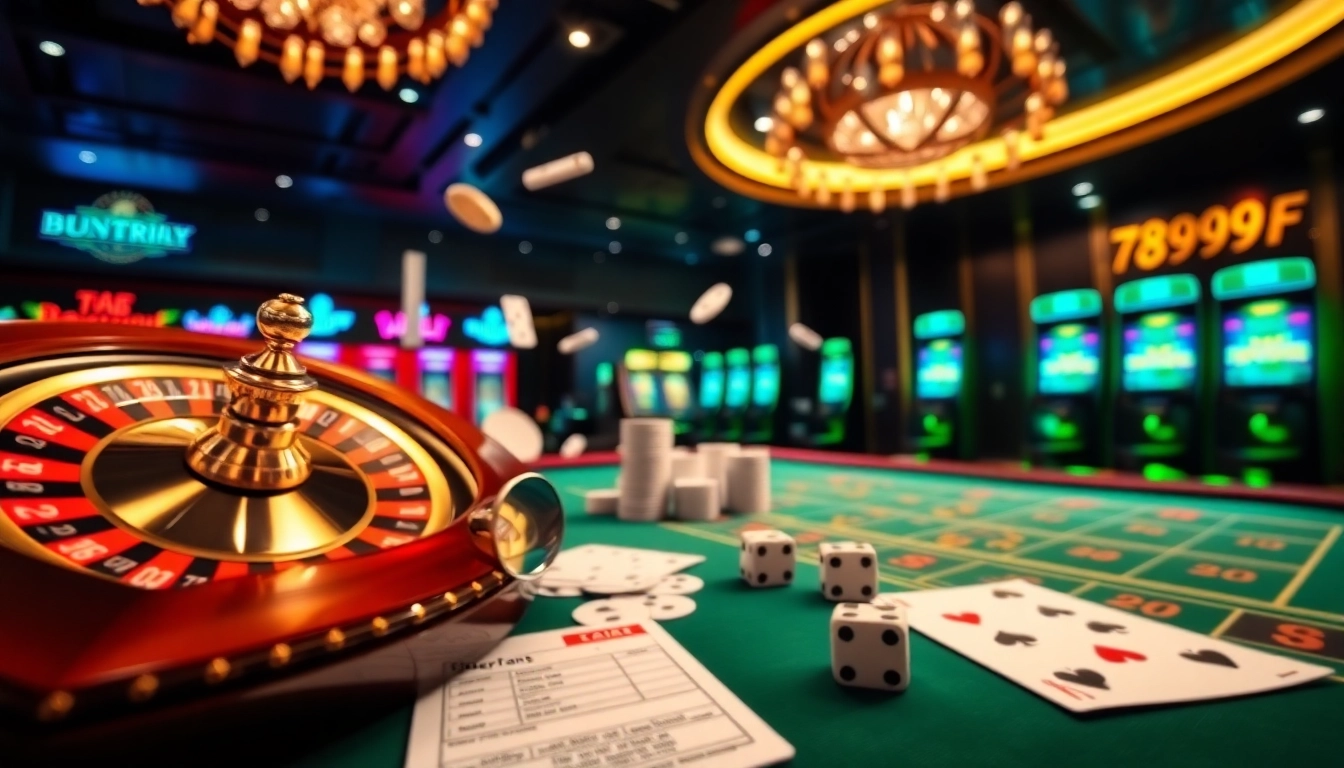 Experience the thrill of gambling at 789F with vibrant casino visuals and dynamic action.