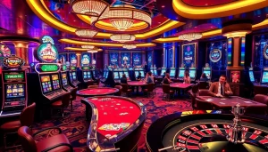 Players enjoying exciting games at trang chủ go8 with vibrant casino visuals and professional atmosphere.