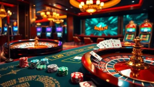 Experience the excitement of gambling at trang chủ nh88 with lively casino gaming elements and vibrant atmosphere.
