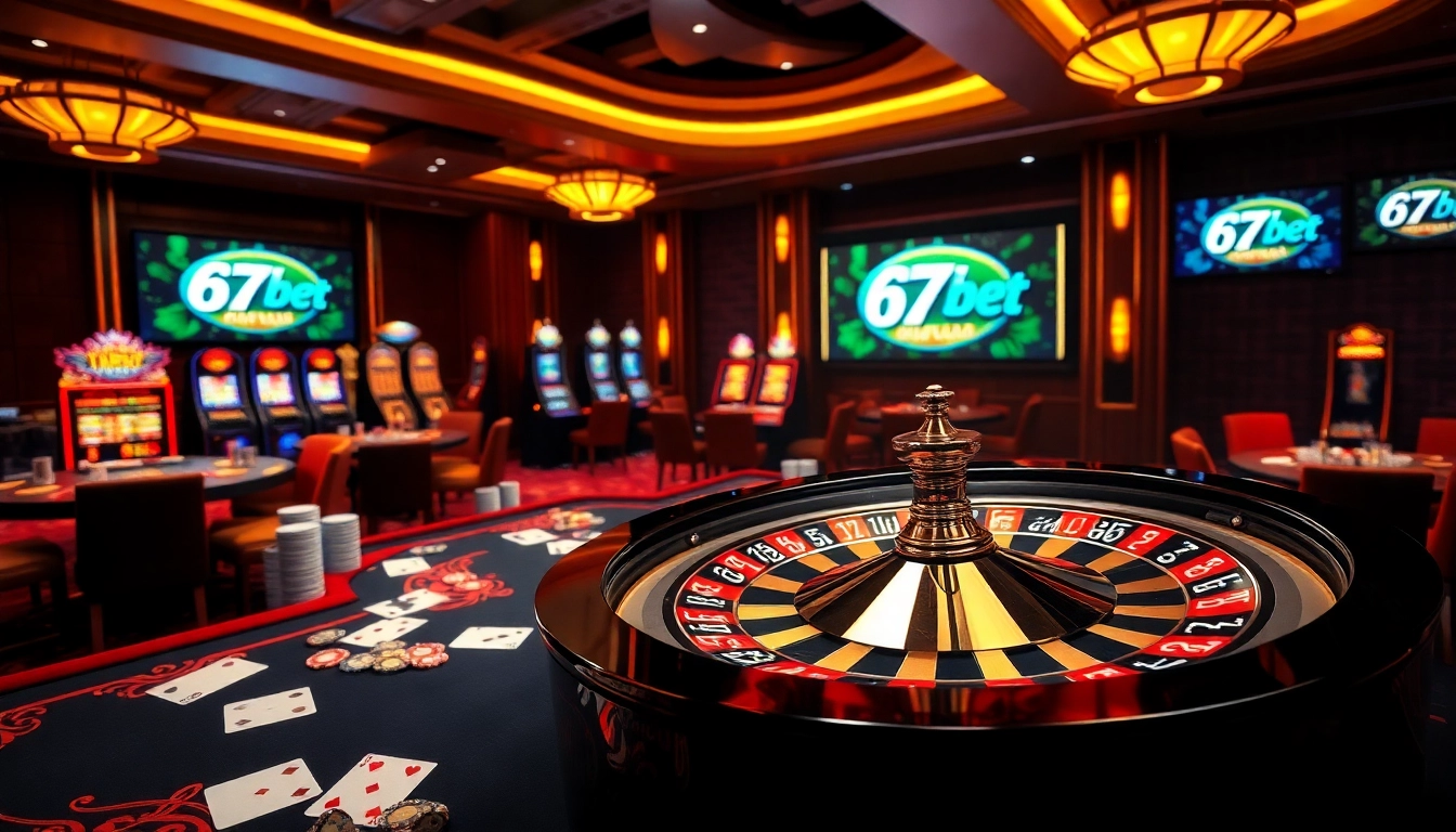 Experience the thrill of winning with the 67bet Download app, featuring vibrant casino gaming elements.