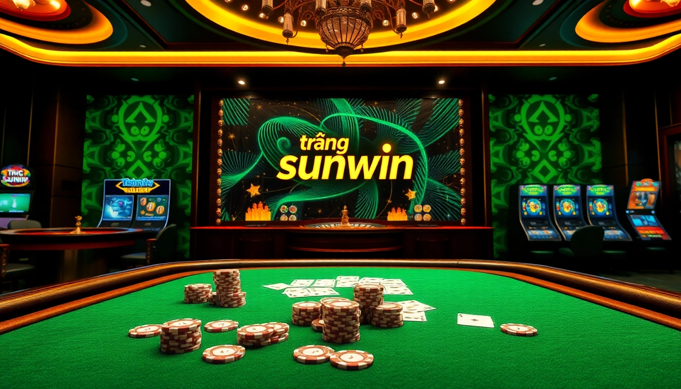 Experience the thrilling atmosphere of trang chủ sunwin with vibrant casino elements and engaging gameplay.