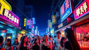 Explore the vibrant 베트남밤문화 through lively nightlife scenes filled with entertainment, food, and social interactions.