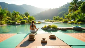 orbitnix.com의 편안한 요가 및 힐링 여행을 위한 자연 환경을 담은 이미지