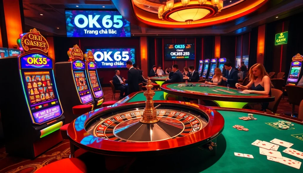 Experience the thrill of OK365 Trang chủ with vibrant games and enticing casino action.