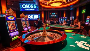 Experience the thrill of OK365 Trang chủ with vibrant games and enticing casino action.