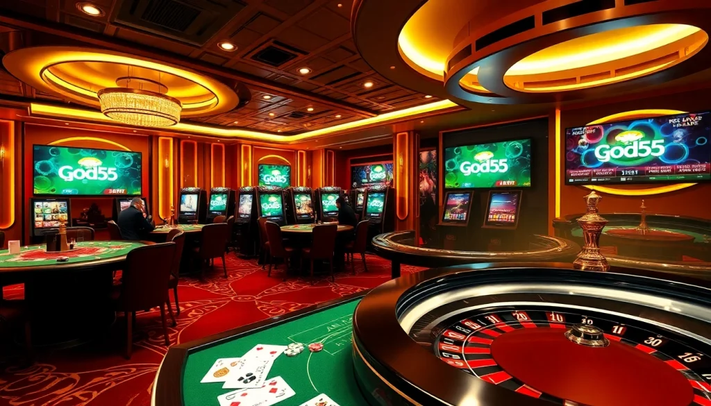 Experience the excitement of gambling at god55 việt nam with vibrant tables and engaging gameplay.