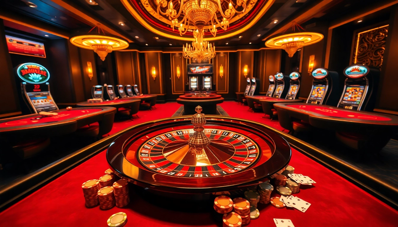 Experience thrilling gameplay at https://thabet77.sa.com/ with an engaging casino atmosphere featuring roulette, poker, and vibrant chips.