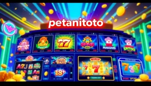 Temukan petanitoto dengan antarmuka platform permainan online penuh keseruan dan warna.