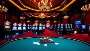 Engage in thrilling games at https://bl555.direct/ with luxurious poker tables and vibrant slot machines.