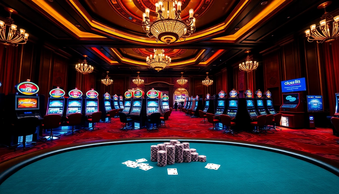 Engage in thrilling games at https://bl555.direct/ with luxurious poker tables and vibrant slot machines.