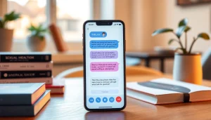 AI chatbot for sex AI discussions in a cozy office setting with a friendly digital avatar.