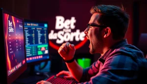 Explore as oportunidades emocionantes do betdasorte com um jogador feliz em sua experiência de cassino online.
