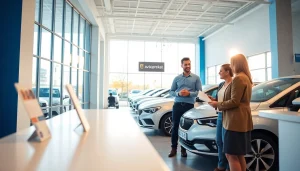 Avtoprokat car rental experience in Chișinău with friendly staff assisting customers.