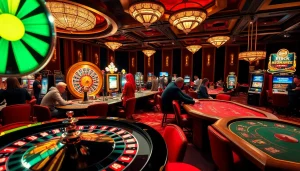 Engage in thrilling gameplay at 99OK.COM with vibrant casino tables and dynamic slot machines.