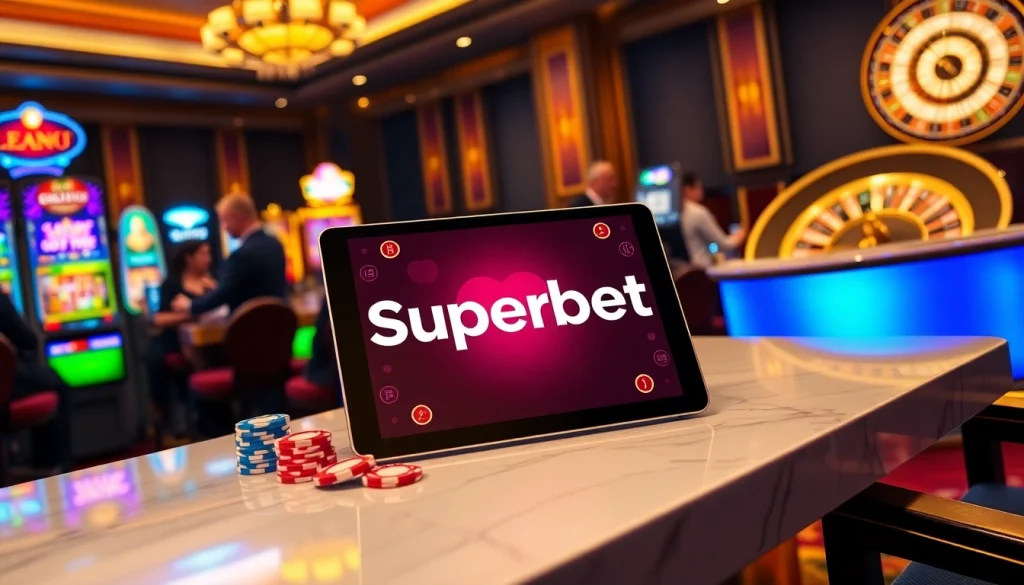 Engage with Superbet Download for thrilling online casino experiences featuring vibrant gameplay and elegant design.