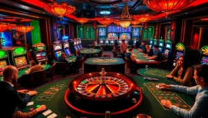 Experience the thrill of online gaming at https://79king.computer/ with luxurious casino scenes.