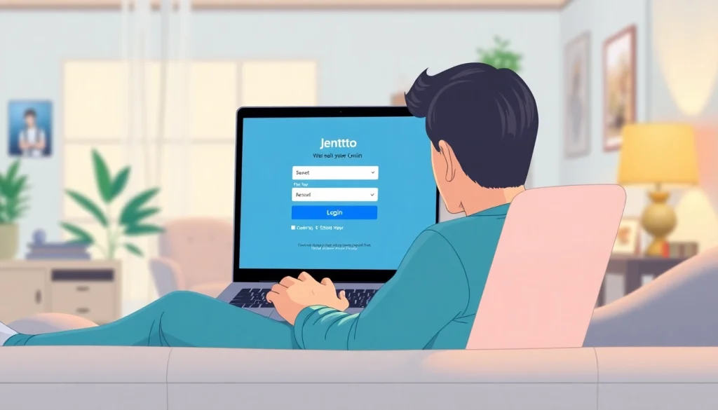 Aktifkan jentoto login dengan mudah melalui antarmuka pengguna yang menarik.