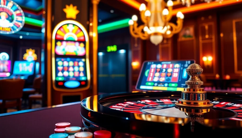 Experience thrilling gameplay at s8 com with vibrant casino tables and stunning visuals.